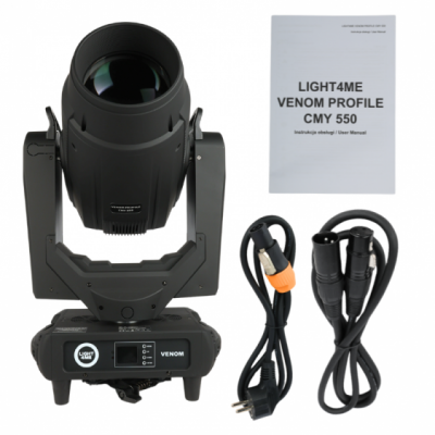LIGHT4ME VENOM PROFILE CMY 550 - Głowica profilowa LED spot beam wash