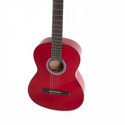 Gewa Basic - Gitara klasyczna czerwona 4/4