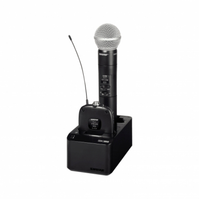 Shure SBC203-E - Podwójna ładowarka do akumulatorów SB903 /nadajników SLXD1, SLXD2