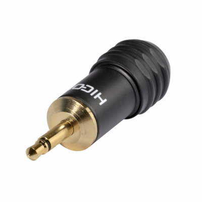 HICON HI-J35M04 - Metalowy wtyk mini jack 3,5 mm mono, prosty