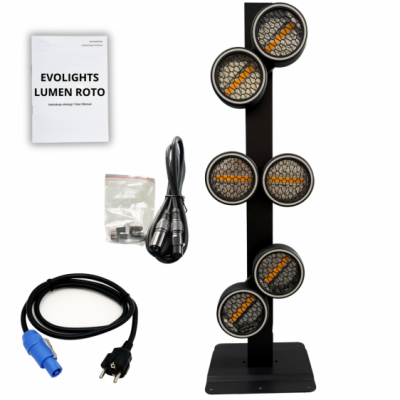 EVOLIGHTS LUMEN ROTO - Ruchome oświetlenie sceniczne LED