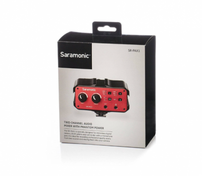 Saramonic SR-PAX1 - dwukanałowy aktywny mikser audio