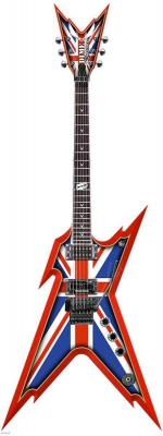 Dean Razorback 255 Union Jack - gitara elektryczna, sygnowana-30