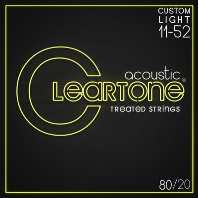 Cleartone struny do gitary akustycznej 80/20 Bronze 11-52