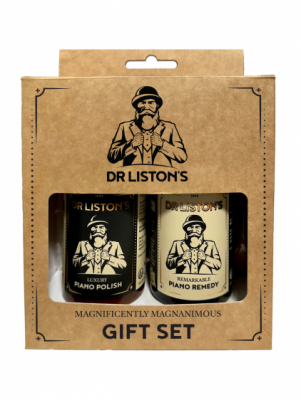 Dr. Liston’s Piano Care Gift Set DR-GS-PRPP - zestaw do czyszczenia i polerowania pianina 2 × 150 ml