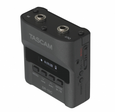 Tascam dR-10CS - Miniaturowy, liniowy rejestrator PCM do mikrofonów lavalier Sennheiser