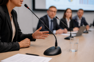 IGO SYSTEM MS-38A - Mikrofon konferencyjny pojemnościowy XLR