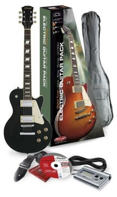 Stagg L 320 BK Pack 2 - gitara elektryczna z wyposażeniem-1541