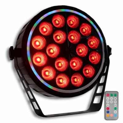 LIGHT4ME RING PAR 18 RGBW - Reflektor sceniczny PAR