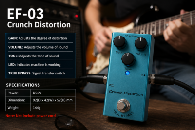 Kera Audio EF-03 - Efekt do gitary Distortion