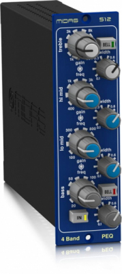 Midas PARAMETRIC EQUALISER 512 - Moduł korektora parametrycznego w formacie 500