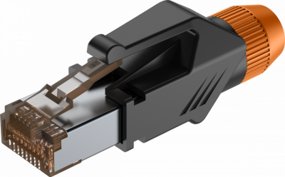 Roxtone RJ45C5E-PH-OG - Wtyk typu RJ45 z osłoną