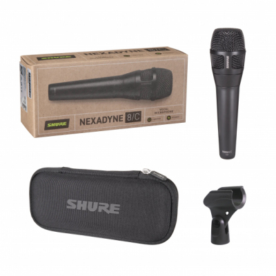Shure NXN8/C - Mikrofon dynamiczny Nexadyne, Kardioidalny ze złączem XLR, czarny