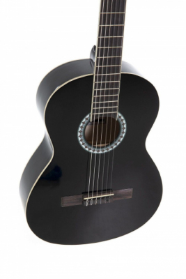 Gewa Basic - Gitara klasyczna czarna 3/4
