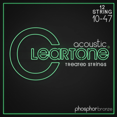 Cleartone struny do gitary akustycznej Phosphor Bronze 10-47 12-str