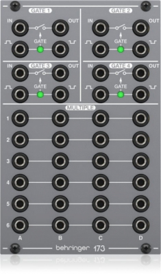Behringer 173 QUAD GATE/MULTIPLES moduł syntezatatora modularnego
