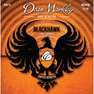 Dean Markley struny do gitary akustycznej BLACKHAWK PURE BRONZE 13-56