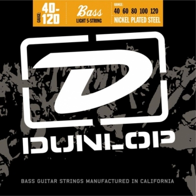 Dunlop Nickel Bass 40-120 - struny do gitary basowej 5-str