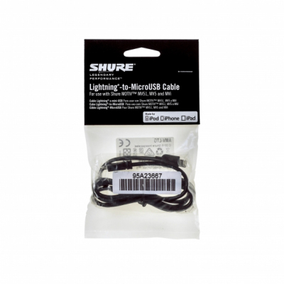 Shure AMV-LTG - Kabel MicroB-do-Lightning 1 m Shure