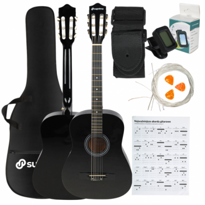 SUPRIMO CGS3 BK - Gitara klasyczna 4/4