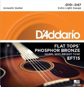 D'Addario EFT15 10-47 - struny do gitary akustycznej