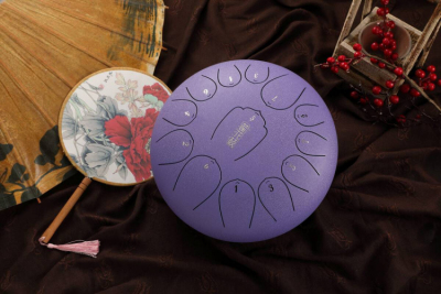 Hluru-Huashu THL13-12-Lavender - Lotus tongue drum 12