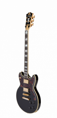 D’Angelico Deluxe Brighton Solid Black - gitara elektryczna