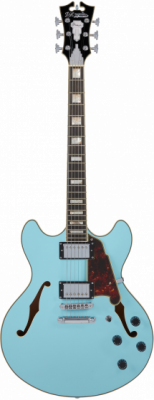 D'Angelico Premier DC Sky Blue - Gitara elektryczna