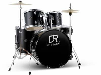 Dirty Rabbit Q900-Black - Zestaw perkusyjny