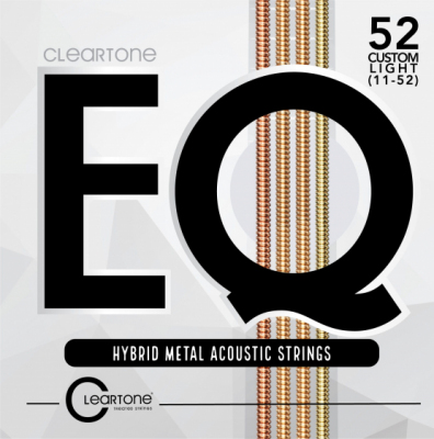 Cleartone struny do gitary akustycznej EQ Hybrid Metal 11-52