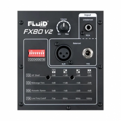 Fluid Audio FX80 V2 - aktywny monitor studyjny o konstrukcji koaksjalnej z 8” wooferem