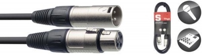 Stagg SMC1 - kabel mikrofonowy 1m XLR/XLR-4797