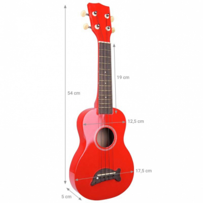 NN UD01 RD - ukulele sopranowe dla dzieci