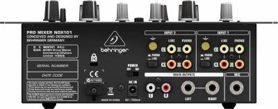 Behringer NOX101 - 2-kanałowy mikser DJ