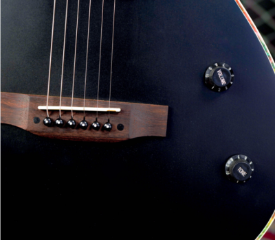 Kazuki AKZ-SA-40-BK - Gitara elektryczna hybrydowa 2 w 1