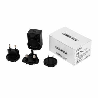 RELOOP Zasilacz USB PSU 5V/2A - Zasilacz z wymiennymi końcówkami