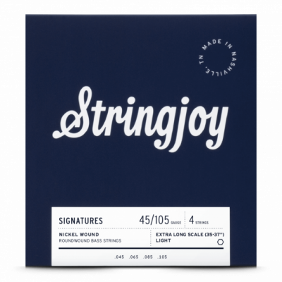 Stringjoy BA45105XL struny do gitary basowej niklowane 45-105 4-str Extra Long