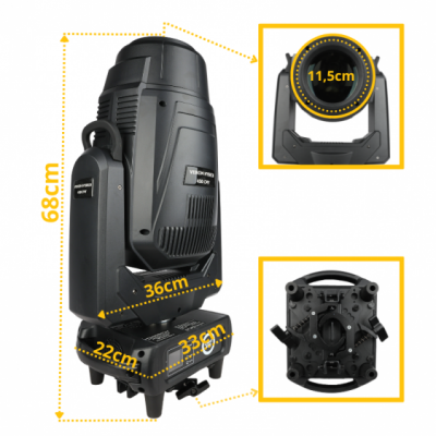 LIGHT4ME VENOM HYBRID 450 CMY - Głowica ruchoma LED