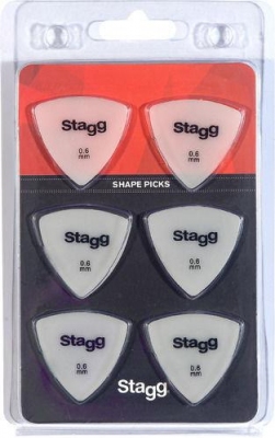 Stagg SPELLIX6-0.60 - kostki gitarowe-5672