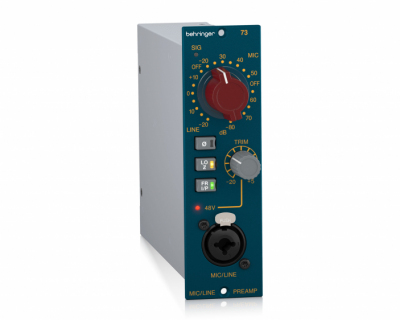 Behringer 73 - Moduł przedwzmacniacza mikrofonowego w formacie 500