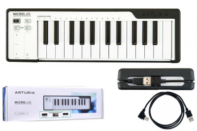 ARTURIA MicroLAB Black - Kompaktowy kontroler MIDI