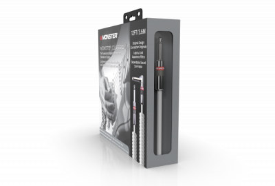 MONSTER CABLE CLASSIC - Kabel instrumentalny spiralny 3.6m