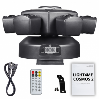 LIGHT4ME COSMOS 2 - Ruchomy multiefekt świetlny LED