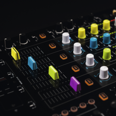 RELOOP Fader Cap Set Yellow 5 szt. - Nakładki na suwaki
