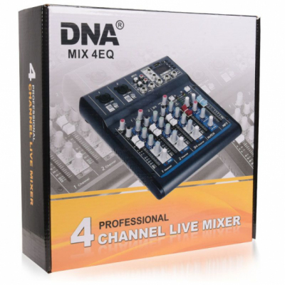 DNA MIX 4 EQ - mikser analogowy audio USB MP3 Bluetooth