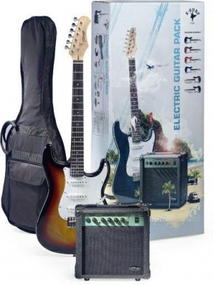 Stagg ESURF 250 SB - gitara elektryczna z wyposażeniem-2151