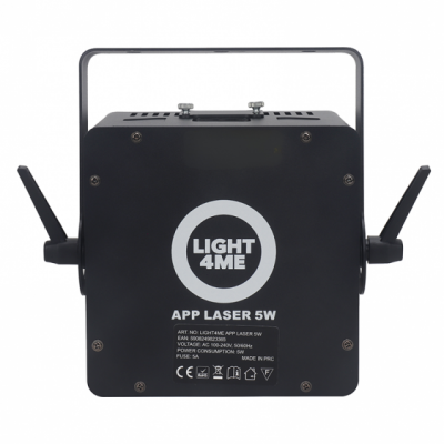 LIGHT4ME APP LASER 5W RGB - Oświetlenie laserowe