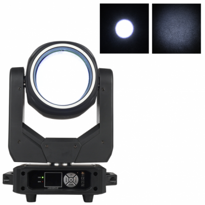 LIGHT4ME FOCUS 200W BEAM RING LED - Głowica ruchoma LED