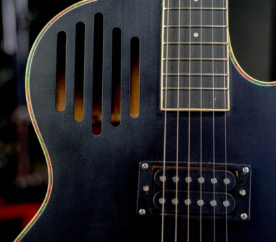 Kazuki AKZ-SA-40-BK - Gitara elektryczna hybrydowa 2 w 1
