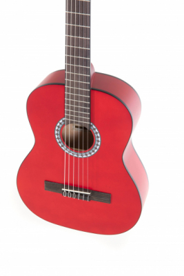 Gewa Basic - Gitara klasyczna czerwona 1/2